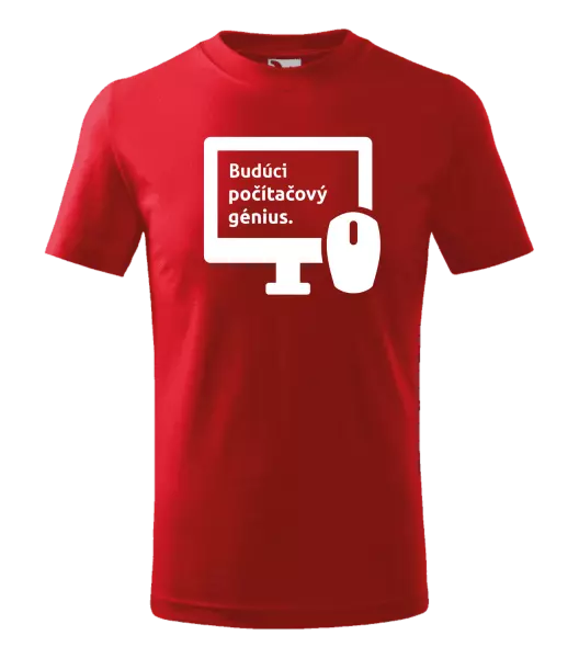 Detské tričko Budoucí počítačový génius - kopie