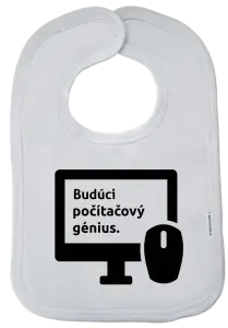 Detský podbradník Budoucí počítačový génius - kopie