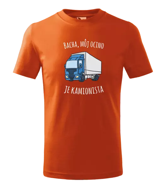 Detské tričko Bacha, můj taťka je kamioňák! - kopie