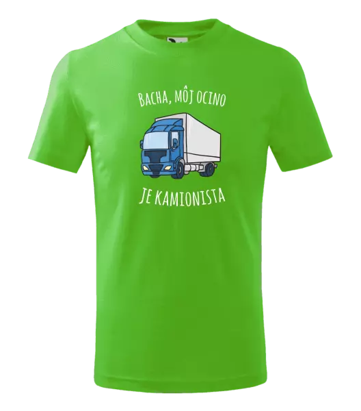 Detské tričko Bacha, můj taťka je kamioňák! - kopie