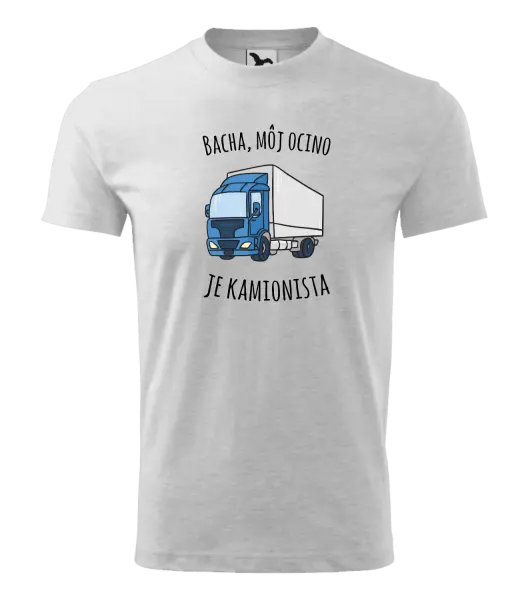 Detské tričko Bacha, můj taťka je kamioňák! - kopie