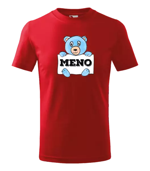 Detské tričko Medvídek se jménem - kopie