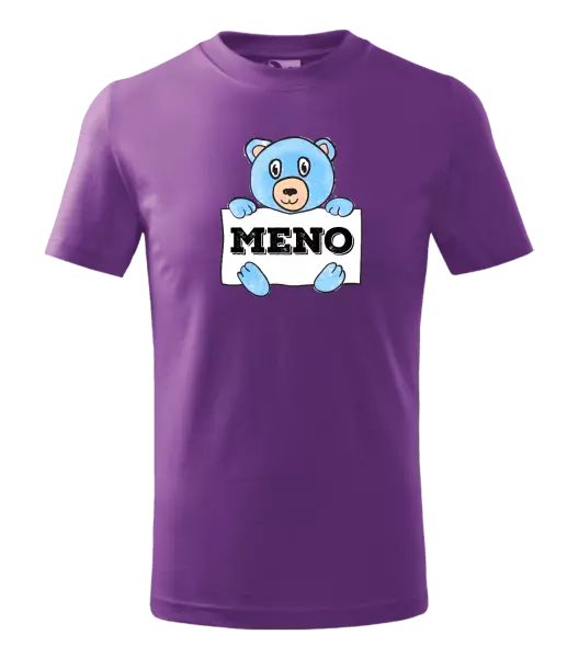 Detské tričko Medvídek se jménem - kopie