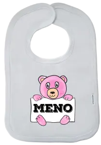 Detský podbradník Medvídek se jménem - kopie