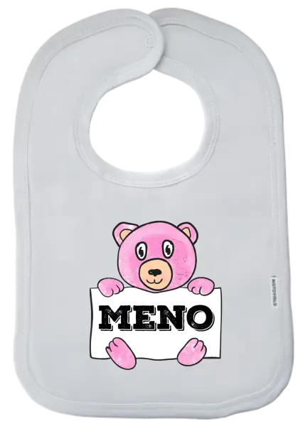 Detský podbradník Medvídek se jménem - kopie