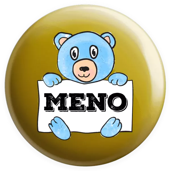 Placka Medvídek se jménem - kopie