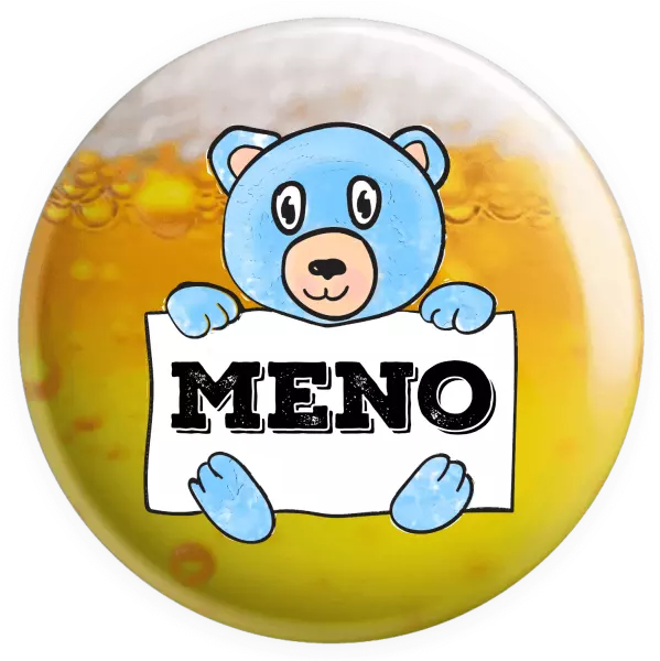 Placka Medvídek se jménem - kopie