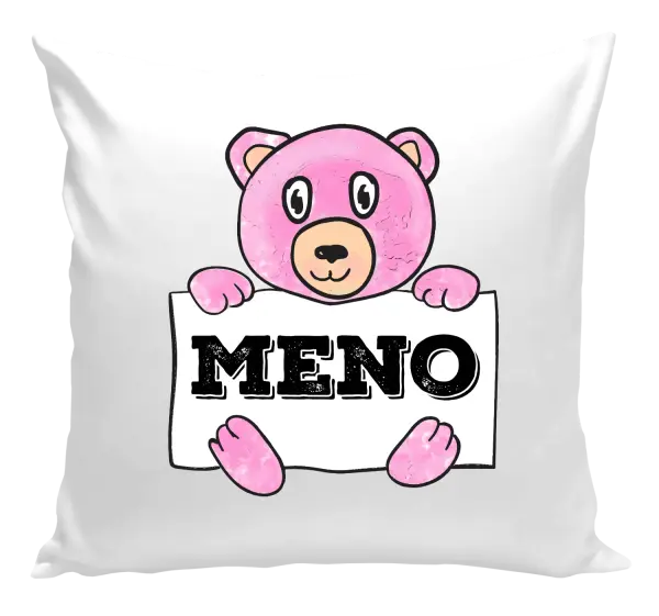 Vankúš Medvídek se jménem - kopie