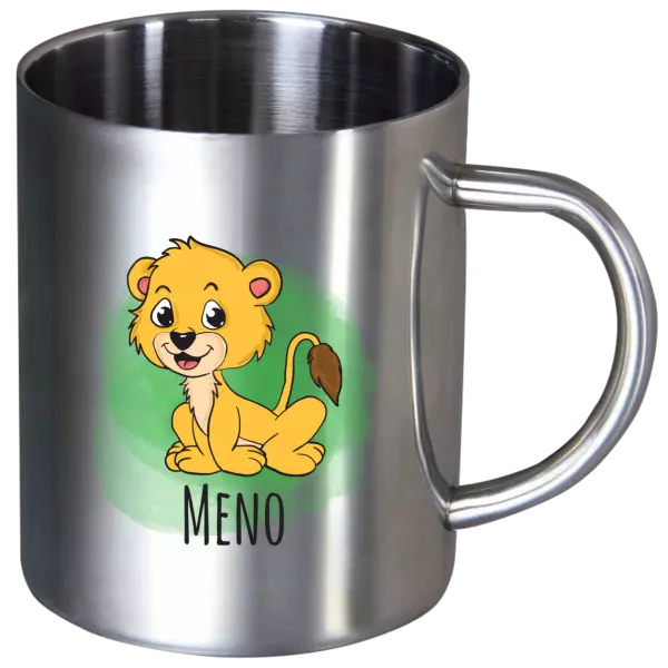 Nerezový hrnček Lvíček - kopie