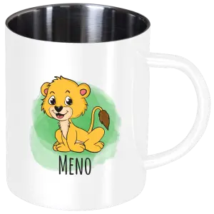 Nerezový hrnček Lvíček - kopie