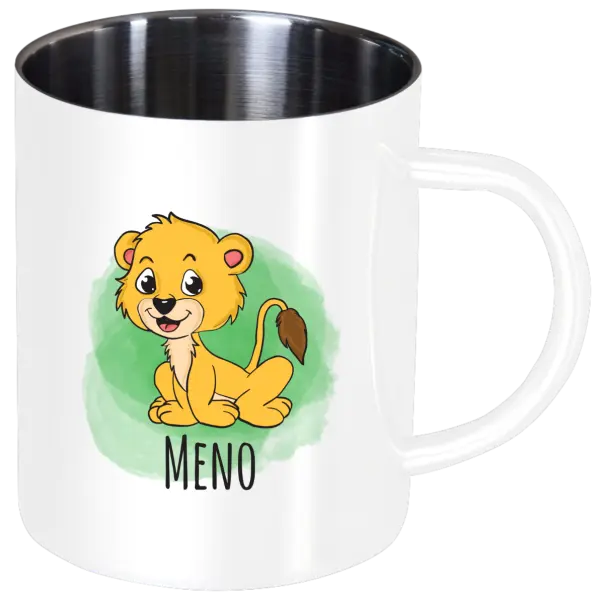 Nerezový hrnček Lvíček - kopie