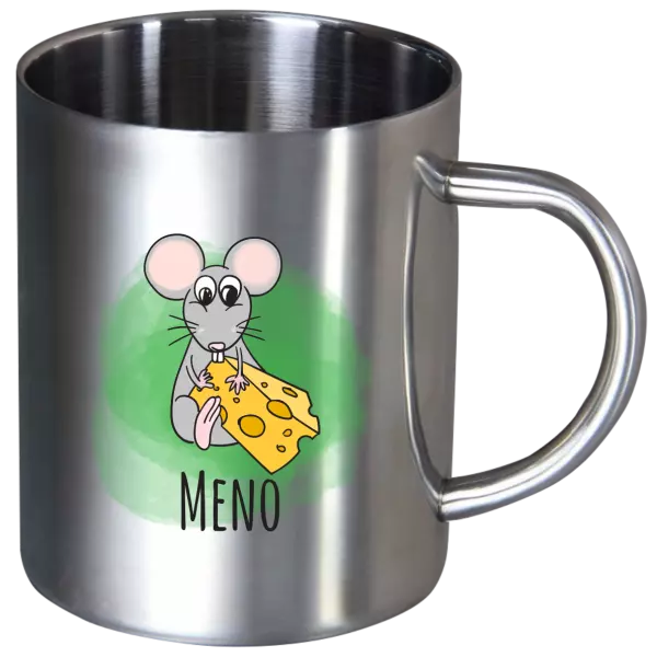 Nerezový hrnček Myška - kopie