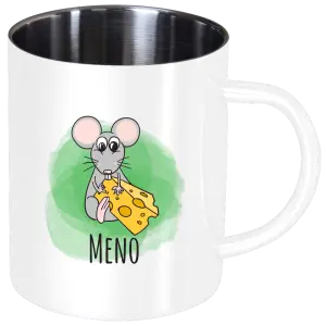 Nerezový hrnček Myška - kopie