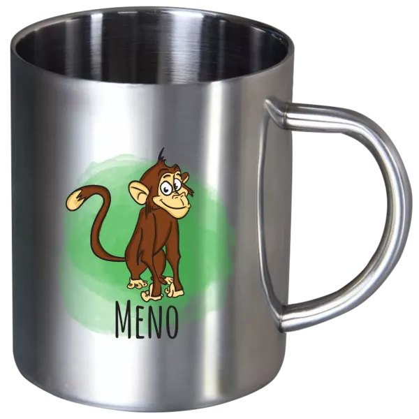 Nerezový hrnček Opička