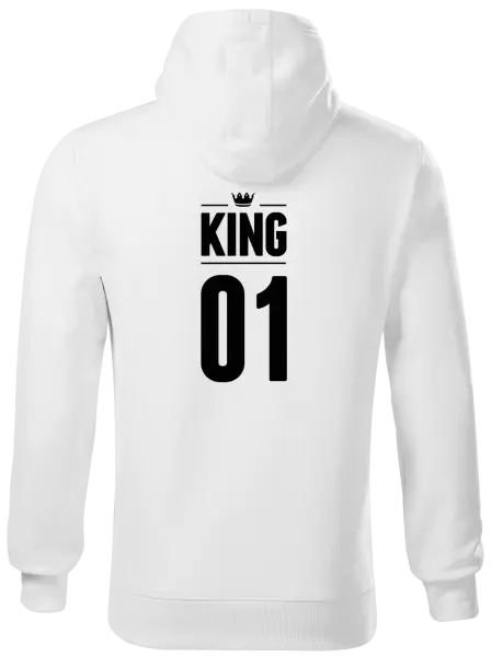 Pánska mikina King s vlastním číslem - kopie