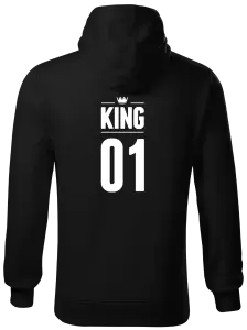 Pánska mikina King s vlastním číslem - kopie