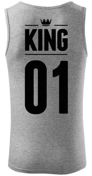 Pánske tielko King s vlastním číslem - kopie