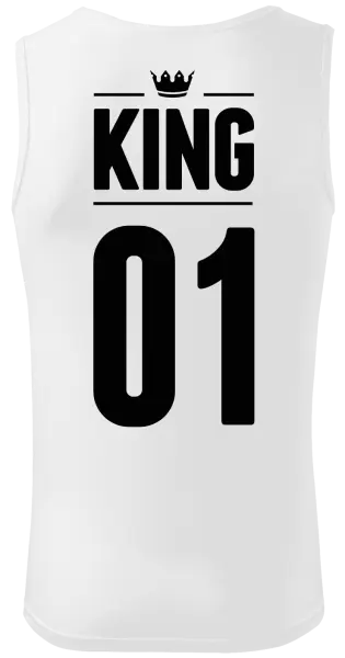 Pánske tielko King s vlastním číslem - kopie