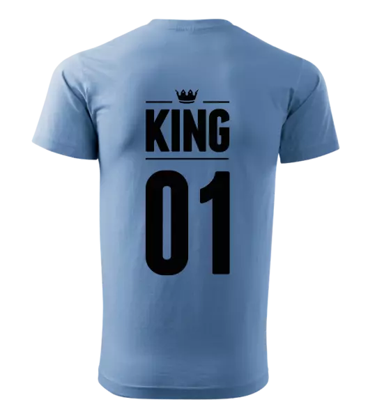 Pánske tričko King s vlastním číslem - kopie