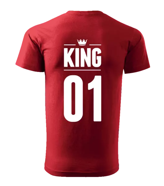 Pánske tričko King s vlastním číslem - kopie