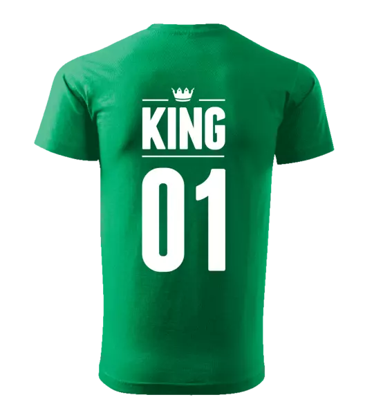 Pánske tričko King s vlastním číslem - kopie