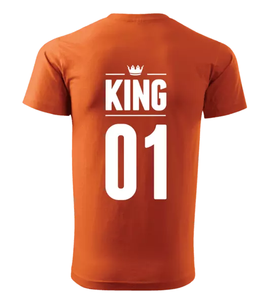 Pánske tričko King s vlastním číslem - kopie