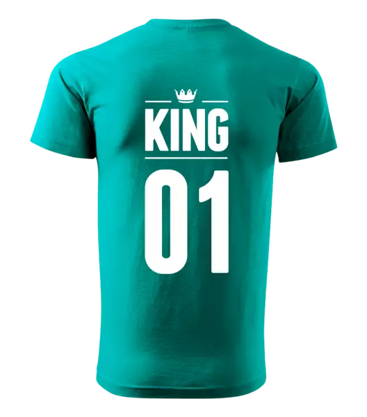 Pánske tričko King s vlastním číslem - kopie