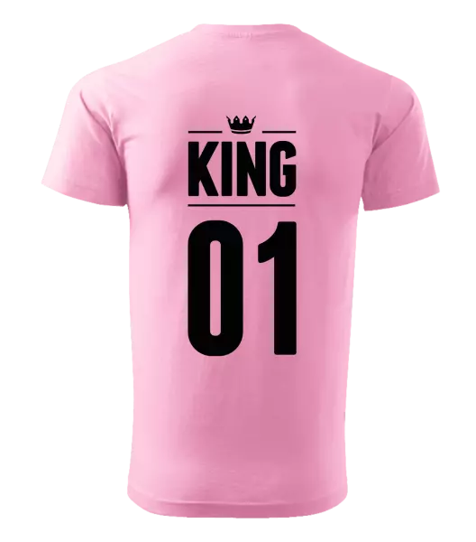 Pánske tričko King s vlastním číslem - kopie