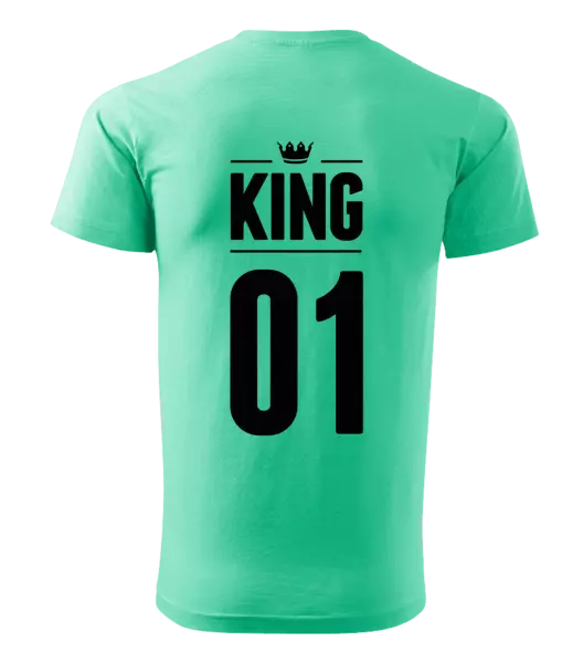 Pánske tričko King s vlastním číslem - kopie