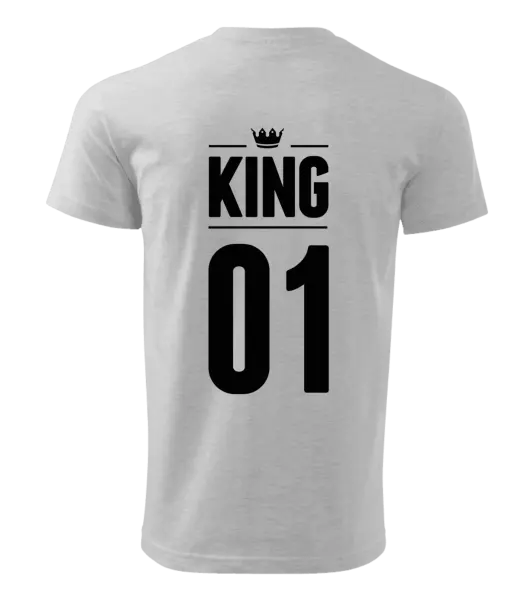 Pánske tričko King s vlastním číslem - kopie