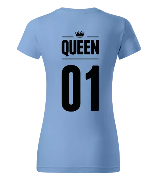 Dámske tričko Queen s vlastním číslem - kopie