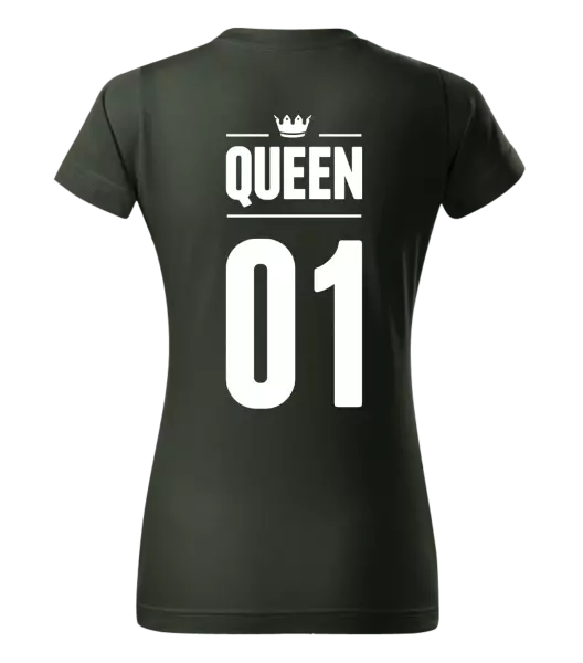 Dámske tričko Queen s vlastním číslem - kopie