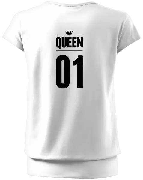 Dámske tričko Queen s vlastním číslem - kopie