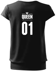 Dámske tričko Queen s vlastním číslem - kopie