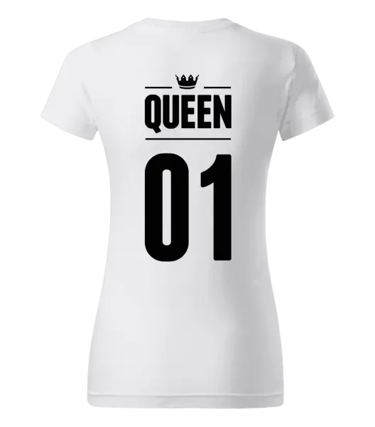 Dámske tričko Queen s vlastním číslem - kopie