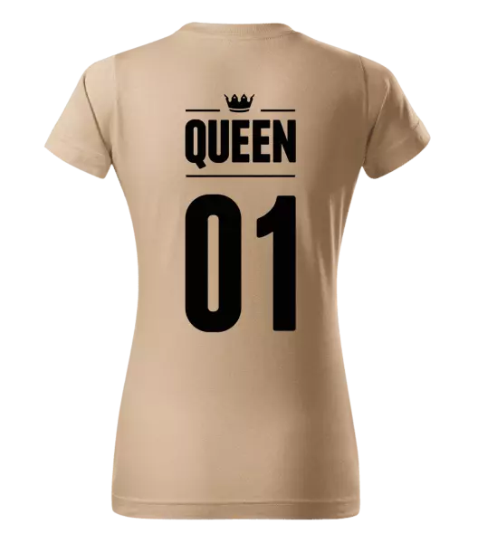 Dámske tričko Queen s vlastním číslem - kopie