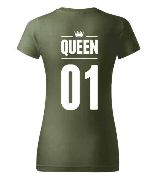 Dámske tričko Queen s vlastním číslem - kopie