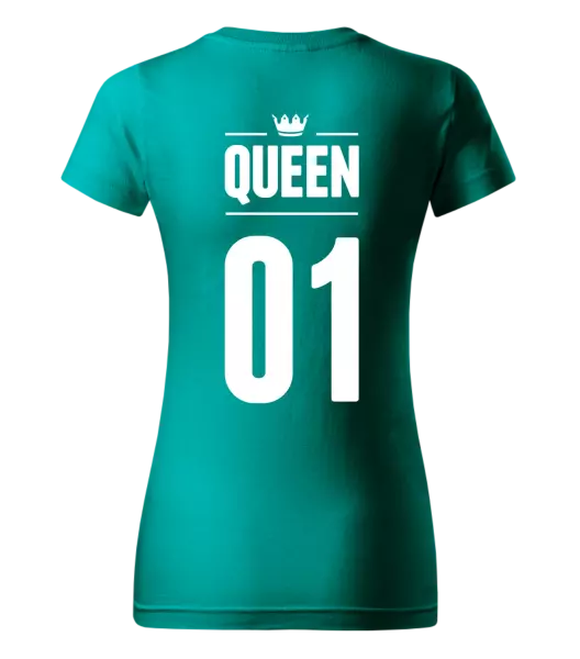 Dámske tričko Queen s vlastním číslem - kopie