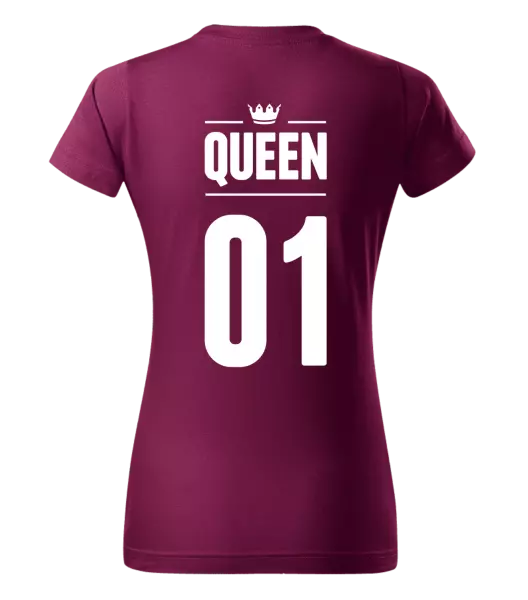 Dámske tričko Queen s vlastním číslem - kopie