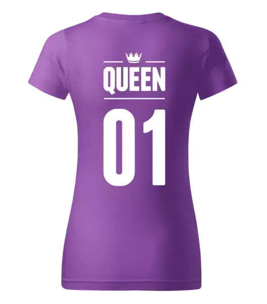 Dámske tričko Queen s vlastním číslem - kopie