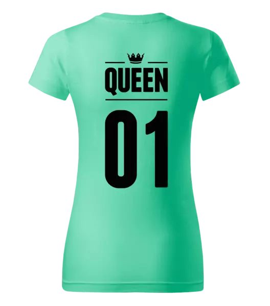 Dámske tričko Queen s vlastním číslem - kopie