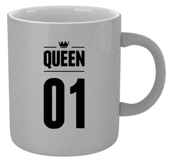 Hrnček metalický Queen s vlastním číslem - kopie