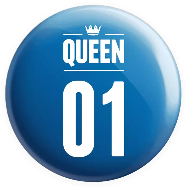 Placka Queen s vlastním číslem - kopie