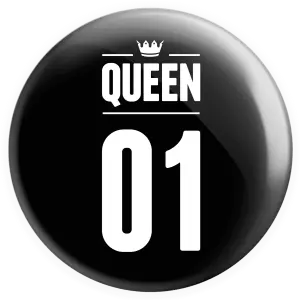 Placka Queen s vlastním číslem - kopie