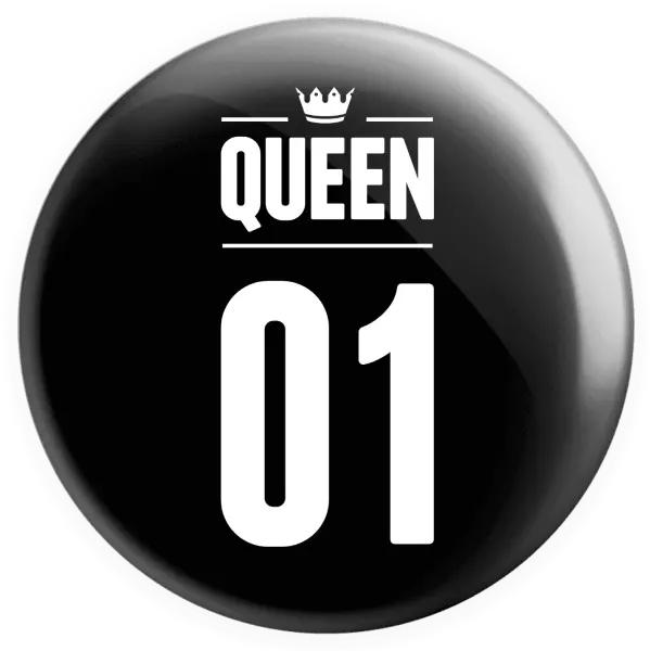 Placka Queen s vlastním číslem - kopie