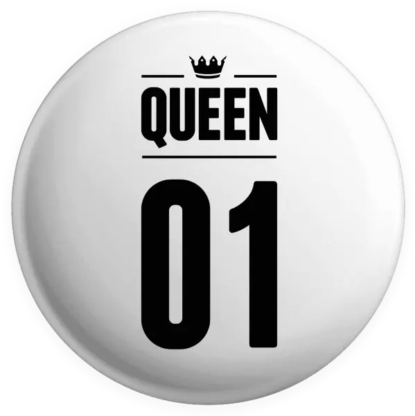 Placka Queen s vlastním číslem - kopie