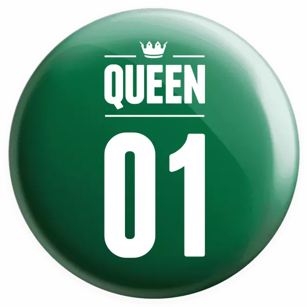 Placka Queen s vlastním číslem - kopie