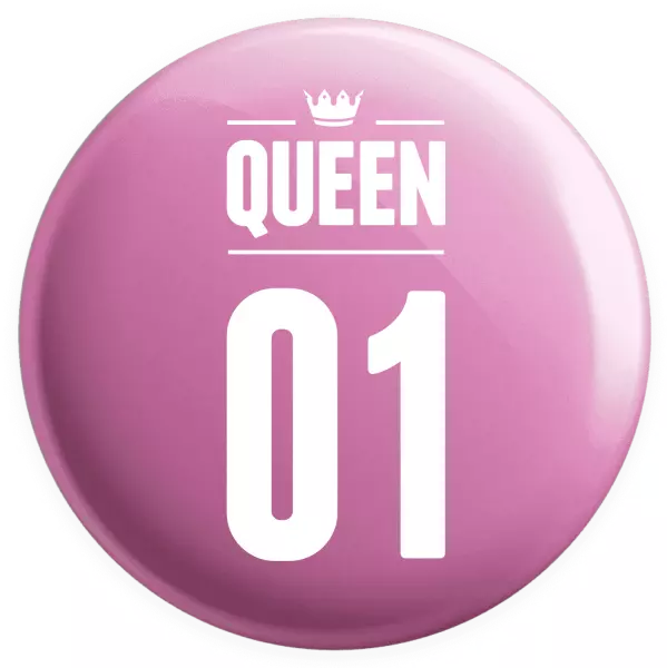 Placka Queen s vlastním číslem - kopie