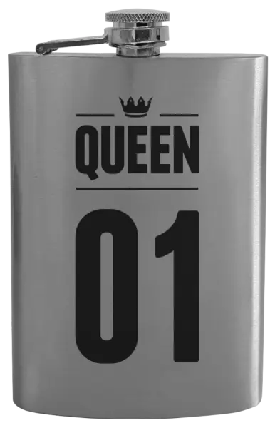 Ploskačka Queen s vlastním číslem - kopie