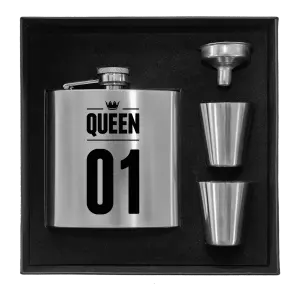 Ploskačka v krabičke Queen s vlastním číslem - kopie